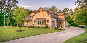 beige bungalow house